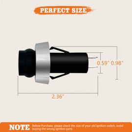 YAOAWE Spirit Grill Igniter Push Button Switch Replacement for Weber Parts, 66220 Igniter Switch for Weber Genesis II and Spirit II S310, Spirit II E310, Spirit II S-210, Spirit II E-210