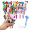 Yoosso 24Pcs Mini Pens, Multi Coloured Pens All In One