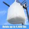 S-Helper FIBC Bulk Bag - 4400 lbs Capacity, 35x35x43 inches,