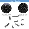 400 pcs Self Tapping Screws, Black M2/M2.6 Self Tapping Screws