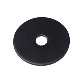 Sysarua 100pcs Fender Washers 1/4-in I.D. x 1-1/4-in O.D., Black Oxide, 18-8 (304) Stainless Steel Flat Washer