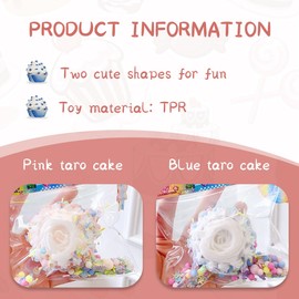 KEWUF Pack of 2 Squishy, Squishy Toy Squishy, Fufu Squishy for Stress Relief, Sweet Soft, Squeeze Toy, Squishy for Children Adults