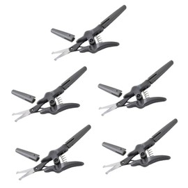 5pcs Stylish Eyebrow Scissors for Women Nose Hair Trimmer Grooming Scissors Set Precision Cutting Stainless Steel Compact Size