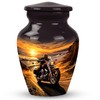 KARYLIZ Motorcycle Cremation Urns for Human Ashes Adult Female Funeral