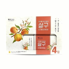 Dongsan C&G Apricot Soap 100g, 4 tablets, foam, skin care, cleanliness products, bathroom supplies, hygiene items, cash on delivery or payment upon order / 동산씨앤지 살구 비누 100g 4개 정제 거품 피부 관리 청결 제품 욕실 용품 위생 물품 착불 또는 주문시 결제