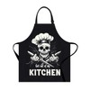 THISFIND Men's Funny Chef Skull Apron – Get Out of
