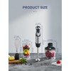 Reemix Immersion Blender, 5 in 1 Hand Blenders, 1000W Copper