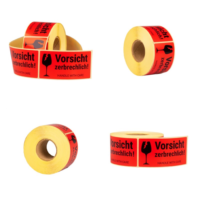 MD Labels Warning Labels on Roll 100 x 50 mm