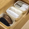 Hwtcjx Set of 6 Storage Boxes, Organiser with Handle, Plastic