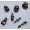 Polyhero Dice The Rogue Set Top Brass Dice