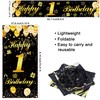 1st Happy Birthday Door Banner IMISI Birthday Decorations Birthday Backdrop