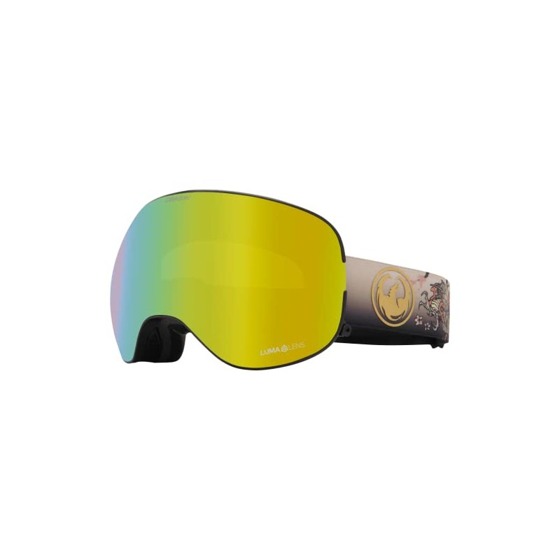 Dragon Alliance X2 Edo Lumalens Gold Ion Snow Goggles