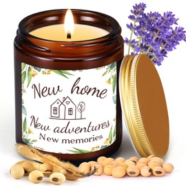 UOKPT House Warming Gifts New Home - Unique Lavender Scented Candle Presents for First Apartment Funny Housewarming Gift Ideas for New Homeowner Best Friend Women Men Couples Neighbor Guys
