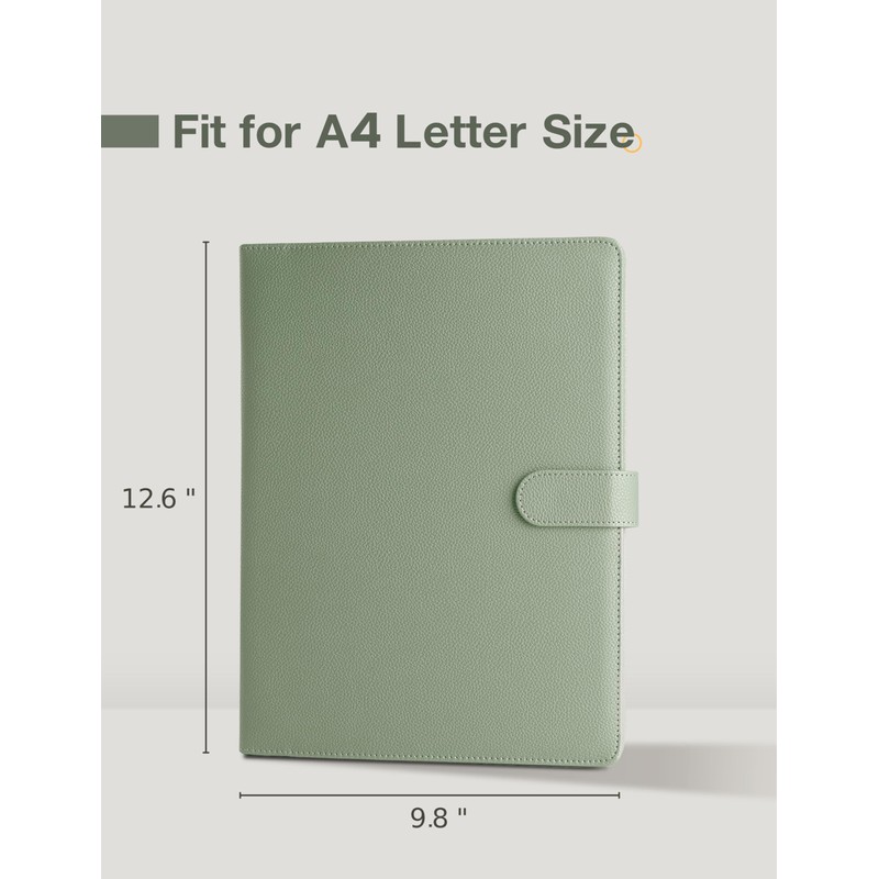 Clipboard Folder Padfolio, Mymazn Writing Portfolio Faux Leather Clipboards with