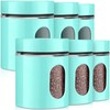 6 Pack Kitchen Canisters Set 20 oz Airtight Stainless Steel