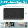 Chiligent Cut to Fit Foam Pad Pre Filter, 17"x 39.4"