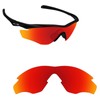 Alphax Fire Red Polarized Replacement Lenses for Oakley M2 Frame