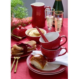 Greengate STWCERAALI3206 Alice Müslischale claret red 14 cm (1 Stück)