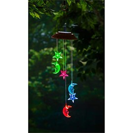 Evergreen Garden All-Weather Celestial Solar Mobile