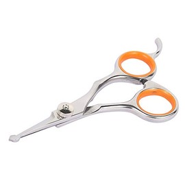 Pexdcon Pet Trimming Scissors, Dog Cutting Scissors, Dog Scissors, Cat Scissors, Scissors for Haircuts, Haircuts, Round Tips, High Safety, Beauty Tool, Curve, Home Sharpening