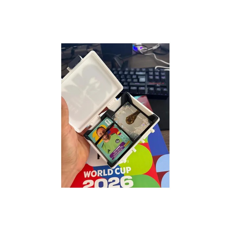 Caja Doble Organizadora Laminas Panini Mundial 2026