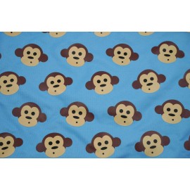 Four Peas Monkey Drawstring Bag Blue Girl's Bag New with Tags