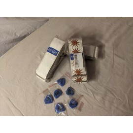 Bohemian Adjustable Heavy Duty Guitar Strap For Any Guitar. Set Of Three & 6 Packs Picks