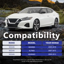 HAWK BROTHER 2Pcs Tie Rod Ends Kit, Front Outer Tie Rod Ends Compatible with 2009-2018 NISSAN MAXIMA, 2007-2015 NISSAN ALTIMA, 2009-2012 NISSAN MURANO ES800357 ES800358