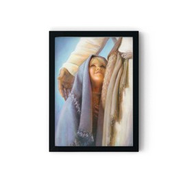 Under His Wing - By Jay Bryant Ward | Jesus Painting | Picture of Jesus | Jesus the Good Shepherd Art | Jesus With a Child Picture | Jesus Art | Jay Bryant Ward Art | Sunday School Supplies |