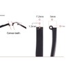 QYAJS Eyeglasses Repair Replacement Arms Glasses Temple Eyewear TR 90