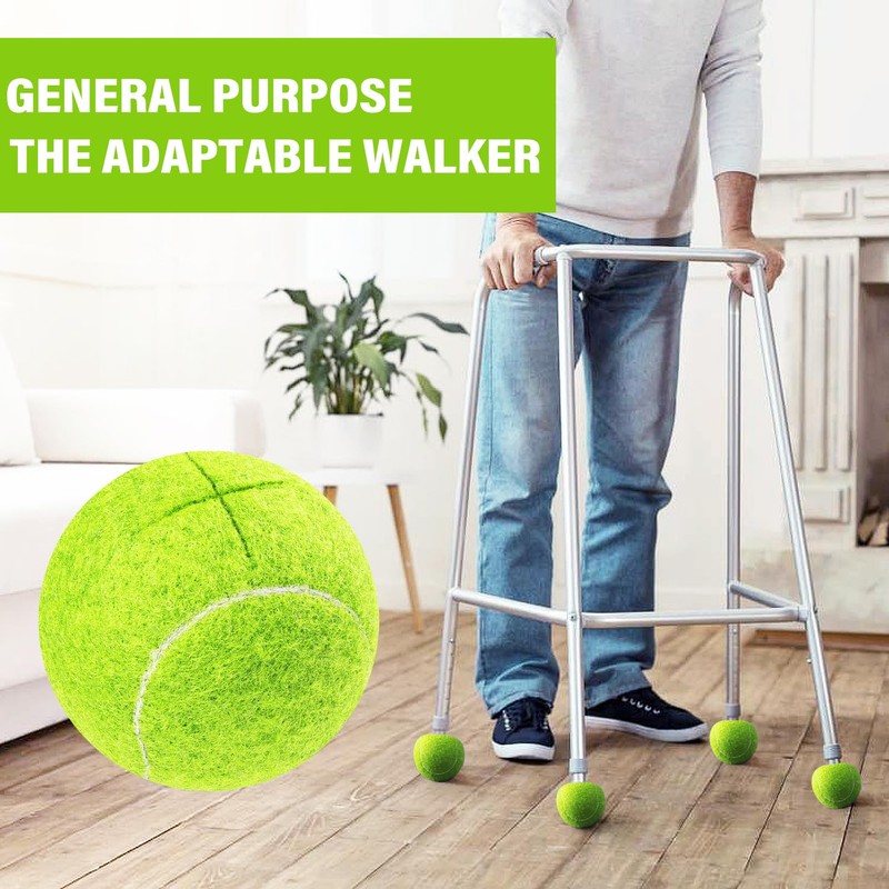 URBEST Walker Tennis Balls 4pcs Precut Heavy Duty Tennis Balls