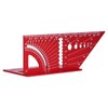 Square Aluminium Alloy Measuring Ruler for Woodworking, 3D Mitre Angle