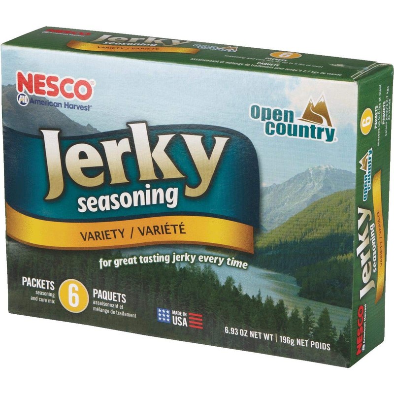 NESCO BJV-6, Jerky Spice Works, 3 Flavors Variety Pack, Packaging