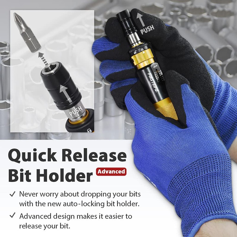FIRSTINFO H5177 Ultra Precision Certified Torque Limiting Screwdriver 5-60 cNm