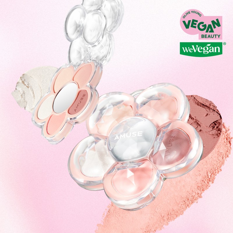 AMUSE Flora Eye Palette - 01 Flora Peach