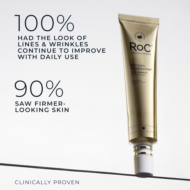 RoC Retinol Corexion Deep Wrinkle Daily Face Moisturizer with SPF