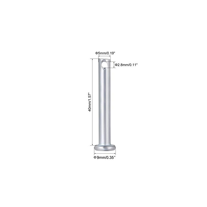 sourcing map Load Eyelet Bolts Single Hole Fork Bolts 5