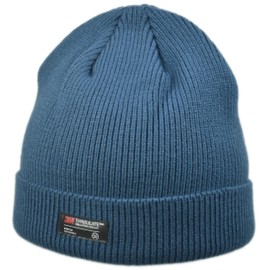 Melegari Knitted Beanie Arbola Thinsulate Stretch Extensible Thermal Hat Unisex, petrol