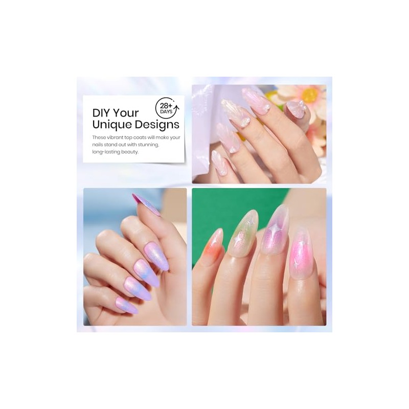 beetles Gel Polish Glitter TopTop Coat Nail Polish -TC031