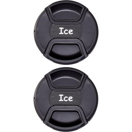 Desmond Photographic 2 X ICE Center Pinch Front Lens Cap for Camera Snap-On (49mm)