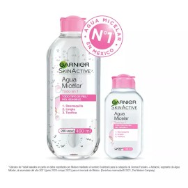 Garnier Kit Garnier Skin Active Agua Micelar Todo En 1, 400ml Y 100ml