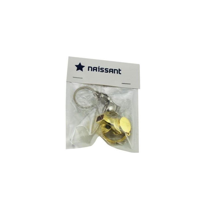 [naissant] Gold & Silver Toilet Bowl Pair Key Chain Luck