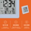 Marathon Digital Desktop Clock, Blue - Easy-to-Read 3.5” Display with