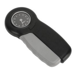Hand Dynamometer, Hand Grip Strength Tester Pointer Display Ergonomic for Athletes Forearms for Wrists (Dark Gray)