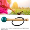 Singing Bowl Mallet Wood Handle Rubber Head Clear Beautiful Sound