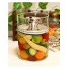 Airtight Glass Canister Storage Container Air Reducer Slim Medium 900cc