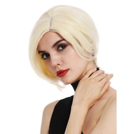 WIG ME UP - TYS-404-613 Women's Wig Short Parting Bob Light Blonde Platinum Blonde