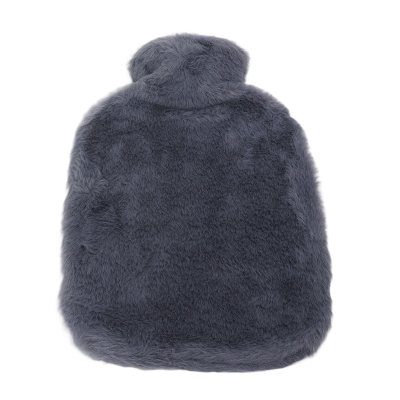 Plush Hot Water Bottle with Soft Plush Cover 2000ml Anti