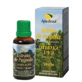 Brazilian Green Bee Propolis Liquid Extract 21% (30ml) - Natural Immune Support - Antioxidant - Pack of 1