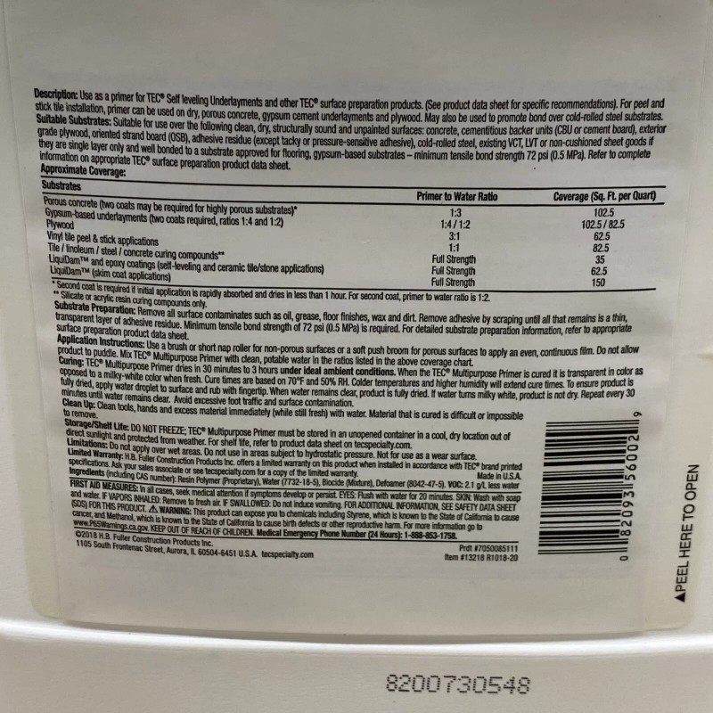 TEC® Multipurpose Primer 560 - 1 Quart